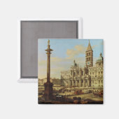 Santa Maria Maggiore, Rom, 1739 Magnet (Vorderseite/Rückseite)