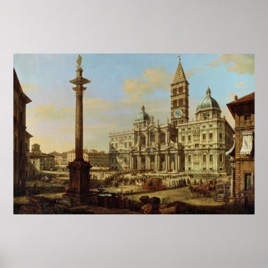 Santa Maria Maggiore, Rom, 1739 Poster (Vorne)