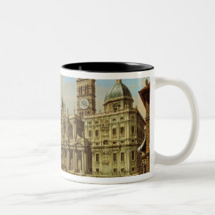 Santa Maria Maggiore, Rom, 1739 Zweifarbige Tasse
