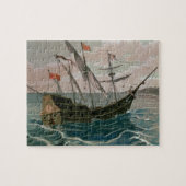 Santa Maria nähert sich der Küste des neuen W Puzzle (Horizontal)