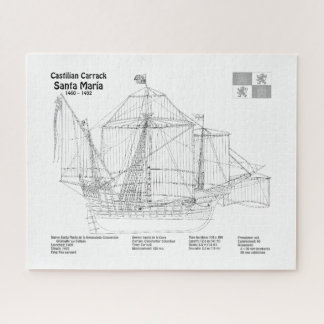 Santa Maria - Pläne für Schiffskonzepte BD Puzzle