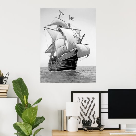 Santa Maria Poster (Heimbüro)