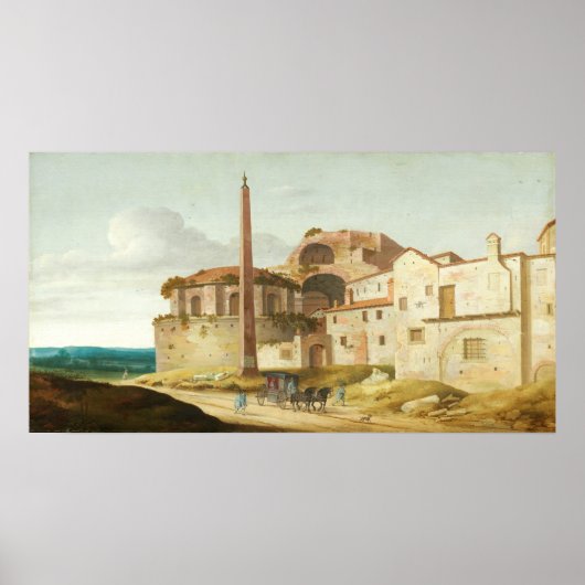 Santa Maria, Rom, PJ Saenredam Kunstposter Poster (Vorne)