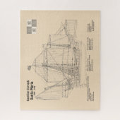 Santa Maria - Schiffsplänen SD Puzzle (Vertikal)