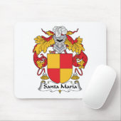 Santa- MariaFamilienwappen Mousepad (Mit Mouse)