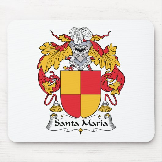 Santa- MariaFamilienwappen Mousepad (Vorne)