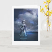 Santa Marian Kamalen Statue Karte (Gelbe Blume)