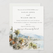 Santa Marta Colombia Landscape Couples Shower Einladung (Vorne/Hinten)