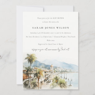 Santa Marta Kolumbien Landschaft Baby Shower Einladung