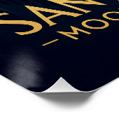 SANTA MARTA — MOONLIGHT OVER THE CARIBBEAN POSTER (Ecke)