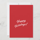 Santa Martini Christmas Holiday Invitation Einladung (Rückseite)