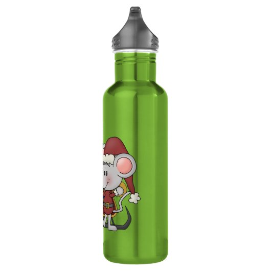 Santa Maus mit Schlitten Trinkflasche (Rechts)