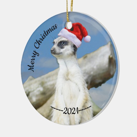 Santa Meerkat Frohe Weihnachtsschmuck (Links)