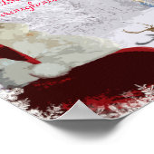 Santa Meets Jesus Poster (Ecke)