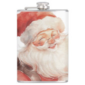 Santa Merry Christmas Flachmann (Vorderseite)