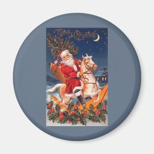 Santa Merry Christmas Magnet (Vorne)