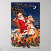 Santa Merry Christmas Poster (Vorne)