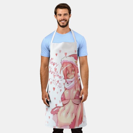 Santa Merry Christmas sexy Anime Bikini Schürze (Getragen)
