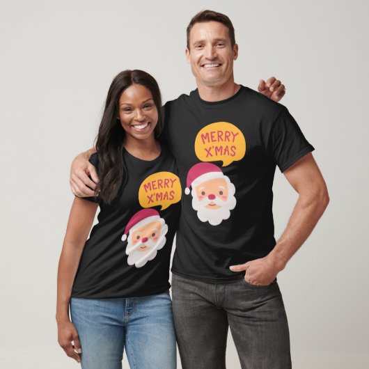 Santa Merry Christmas T - Shirt (Unisex)
