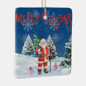 Santa Merry Cristmas Ornament (Rechts)