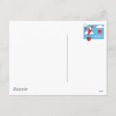 Santa Message Feiertagspostkarte (Rückseite)