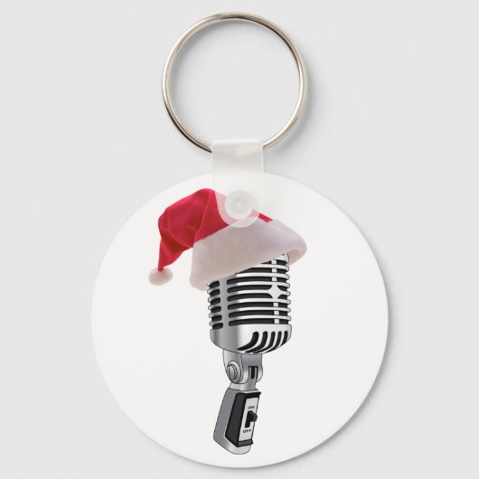 Santa-Mikrofon Schlüsselanhänger (Vorderseite)