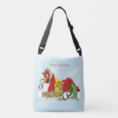 Santa Milk Cookies Dragons Tragetaschen Mit Langen Trägern (Vorderseite)