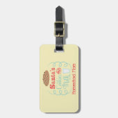 Santa Milk und Cookies Mama Gepäckanhänger (Vorderseite vertikal)