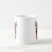 Santa Mima Claus Messy Bun Wink Aun Christmas Orna Kaffeetasse (Mittel)