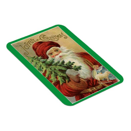 Santa mit Baummagnet Magnet (Rechte Seite)