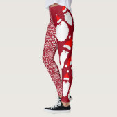 Santa mit Briefkunst Leggings (Links)