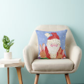 Santa mit bunnies Kissen (Stuhl )