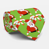 Santa mit Candy Cane Krawatte (Gerollt)