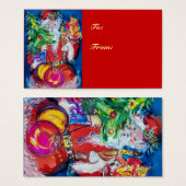 SANTA MIT CHRISTMAS TREE UND GIFTS (Vorne & Hinten)