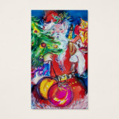 SANTA MIT CHRISTMAS TREE UND GIFTS (Rückseite)