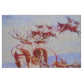 Santa mit dem Schlitten Stoff (Fat Quarter (45,7 x 55,9 cm))