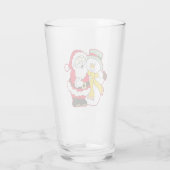 SANTA MIT EIS MANN BEI CHRISTMAS. HO! HO! HO! GLAS (Rückseite)