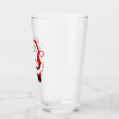 SANTA MIT EIS MANN BEI CHRISTMAS. HO! HO! HO! GLAS (Links)