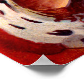 Santa mit Feather Poster (Ecke)