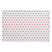 Santa mit Geschenk Weihnachtskissen Fall Kissenbezug (Rückseite)