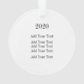 Santa mit Gesichtsmaske 2 Ornament (Rückseite)