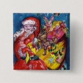 SANTA MIT GIFTS BUTTON (Vorderseite)