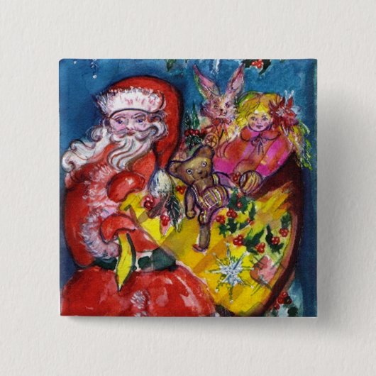 SANTA MIT GIFTS BUTTON (Vorderseite)