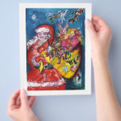 SANTA MIT GIFTS FLYER (Hand)