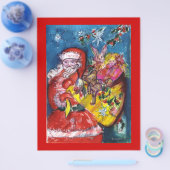 SANTA MIT GIFTS FLYER (Einzeln)
