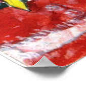 SANTA MIT GIFTS POSTER (Ecke)