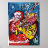 SANTA MIT GIFTS POSTER (Vorne)