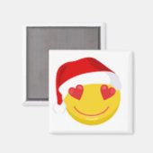 ***SANTA MIT HERZAUGEN*** MAGNET FÜR IHN ODER SIE (Vorderseite/Rückseite)