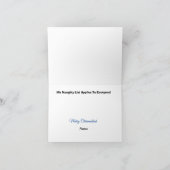 Santa mit jüdischer Rudolph Chrismukah Card Karte (Innenseite)