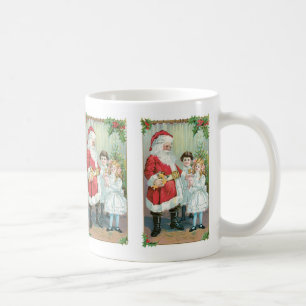 Santa mit Kindern Kaffeetasse